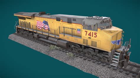 diesel locomotive  model  chip buchanan atchipbuchanan ddfdae sketchfab