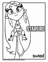 Starfire Titans Drawittoo sketch template