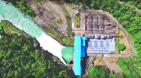 video angat hydro electric plant aerial