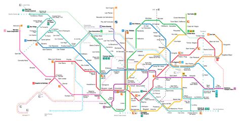 plano metro barcelona  barcelona subway infografia infographic maps tics  formacion
