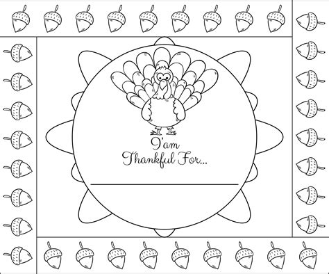 thanksgiving placemat template