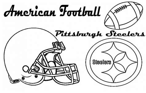 pittsburgh steelers coloring pages  worksheets