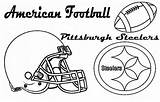 Steelers Printable Pittsburgh Sketchite Helmet Outlines sketch template