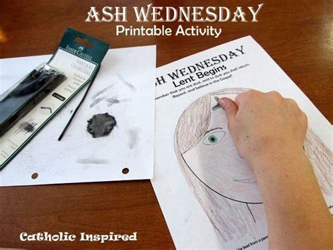ash wednesday catholic inspired lent ash wednesday printable