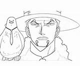 Rob Lucci Piece Coloring Pages Character Another sketch template