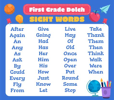 printable sight word cards