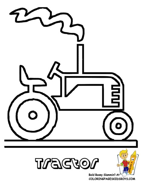 farm coloring pages  kids printable coloring pages tractor