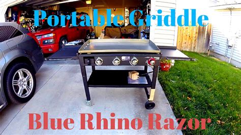 blue rhino razor griddle unboxing  setup youtube