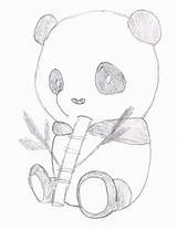 Panda Coloring Cute Pages Baby Pandas Drawing Eating Bamboo Printable Kids Cartoon Tech High Getdrawings Color Print Getcolorings Anime Animal sketch template