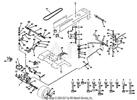 poulan pp tractor parts diagram  drive