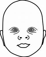 Clipart Baby Head Clip Outline Face Cliparts Child Svg Newborn Library Newpaper Clipartmag  Mammoth Clipground 2021 sketch template