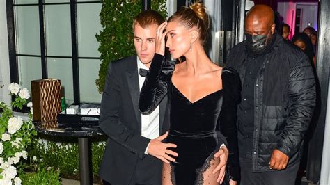 justin bieber and wife hailey look extremely elegant during date night