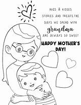 Grandma Coloring Mothers Pages Printable Flowers Even Ever Bouquet Forever Thing Because Keep Better Nice Than Re Real These They sketch template