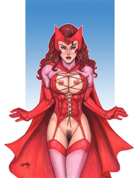 hot nude lingerie scarlet witch magical porn pics superheroes