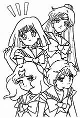 색칠 페이지 공부 Sailormoon sketch template
