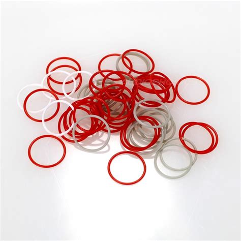 Silicone O Ring 1 Mm Thickness White X10 Ø8mm Audiophonics