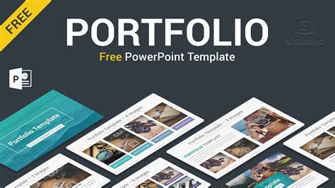 business portfolio powerpoint template slidesalad