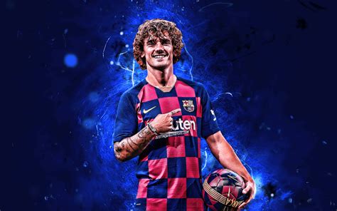 wallpapers antoine griezmann  barcelona fc french footballers laliga