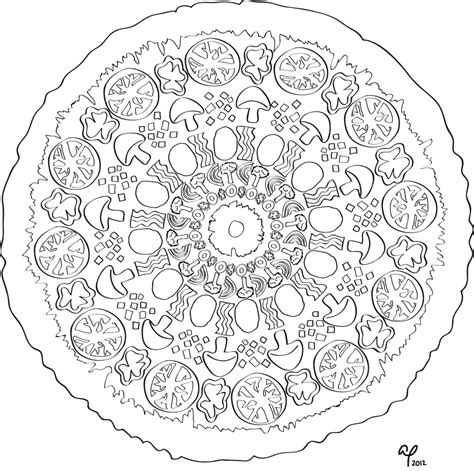 fraction pizza coloring page coloring pages