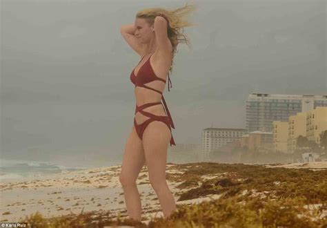 Leven Rambin Flaunts Figure In Racy Bikini During Mexico