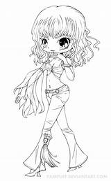 Coloring Pages Spears Britney Chibi Canary Saturated Yampuff Digi Girls Print Lineart Dibujos Getcolorings Stamp Deviantart Sexy Cute Slave Printable sketch template