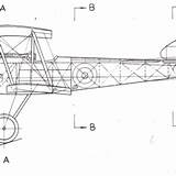 Sopwith Pup Triplane sketch template