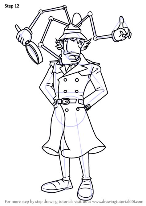 Learn How To Draw Inspector Gadget From Inspector Gadget Inspector