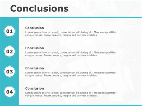 conclusion   powerpoint template
