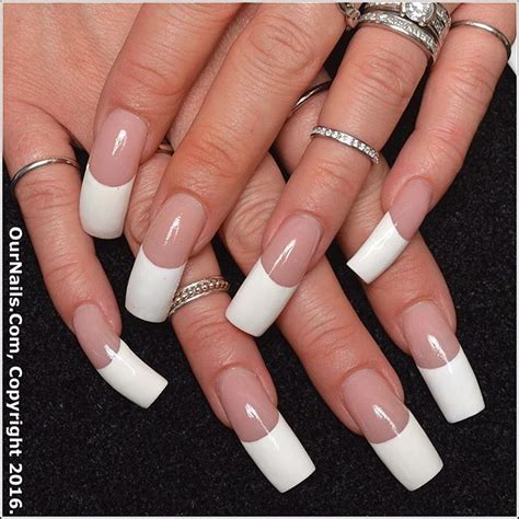 beautiful nails french tip acrylic nails curved nails french manicure acrylic nails