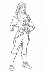 Prince Adam Beast Miracle Timeless sketch template