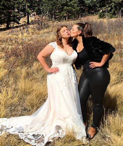 Ashley Graham Wears Leather On Her Sister S Wedding Day