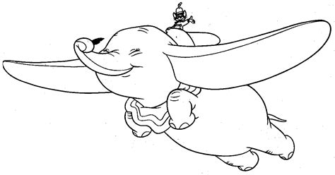 dumbo coloring pages    print