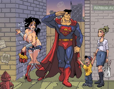 superhero nasty alley sex superman and wonder woman hentai tag artist akabur sorted by