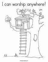 Tree House Coloring Worship Pages Magic Psalm Treehouse Anywhere Climb Colouring Kids Printable Template Drawing Into Houses Color Noodle Sheets sketch template