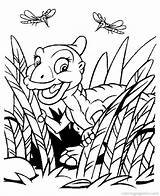 Coloring Land Pages Before Time Popular sketch template