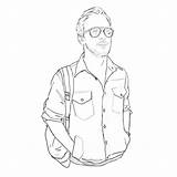 Gosling Attore Gqitalia sketch template