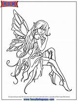 Coloring Pages Fairy Fairies Printable Colouring Dark Adults Angel Color Beautiful Print Adult Tooth Divyajanani Drawings Book Patterns Azcoloring Choose sketch template