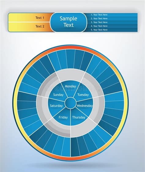 de grafiek van de cirkel vector illustratie illustration  blauw