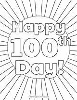 School Coloring Pages 100 Days Printables Activities 100th Happy Merry Mrs Kids sketch template