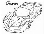 Coloring Pages Car Ferrari Drawing Sport Supercar Eclipse Drift Cars Colouring Printable Laferrari Color Race Sports Autos Lunar Print Getdrawings sketch template