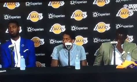 The New Lakers Were Speechless When Asked About Their Relationship With
