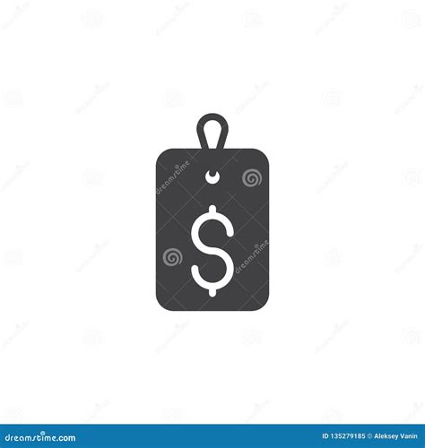 dollar price tag vector icon stock vector illustration  promotion