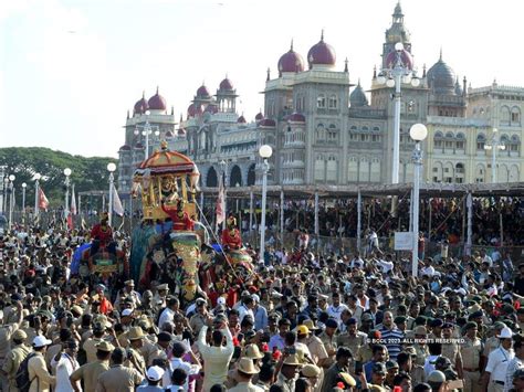 grand dasara celebrations  mysore palace bangalore mirror