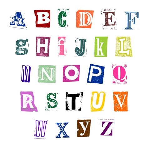 printable cut  letters     printablee