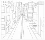Perspective Point Drawing Deviantart Drawings Two Easy City Sketches School Architecture Lessons Sketch Draw Visit Lesson Pencil Reference Tower Cityscape sketch template