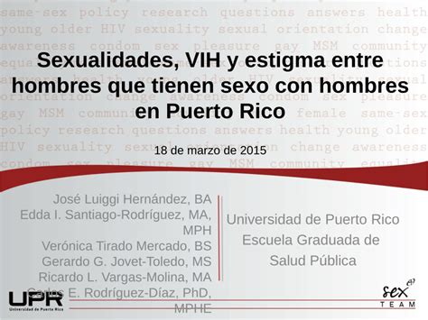 pdf sexualities hiv and stigma on men who have sex with
