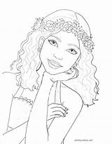Coloring Pages Girl Spider Realistic Girls Printable Color Faces Pretty Fashion Face Cute Woman Show Colouring Print Getcolorings Teenagers Rose sketch template
