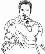 Avengers Colorare Endgame Disegno sketch template
