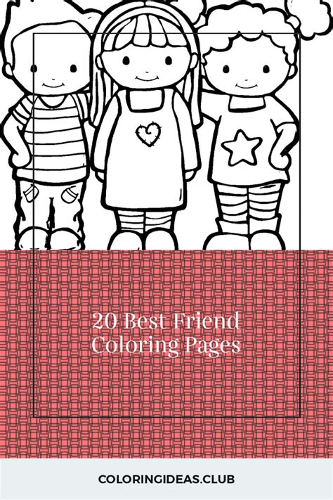 friend coloring pages coloring pages  coloring pages