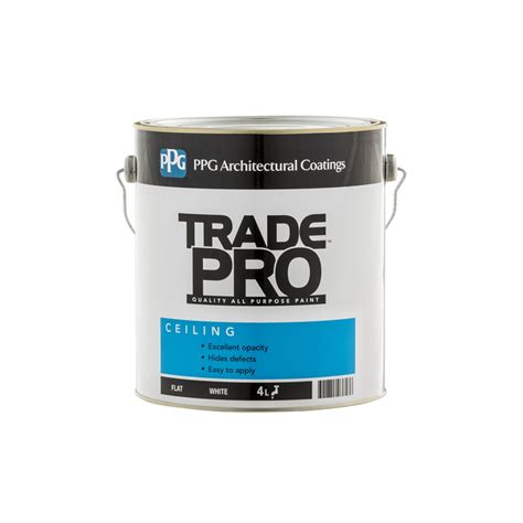 ppg paints white  trade pro ceiling paint bunnings  zealand